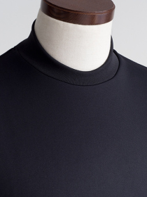 <新色>軽くて暖かい真冬の速乾カットソー【長袖】【カットソー】【速乾】【ブラック】