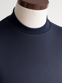 <新色>軽くて暖かい真冬の速乾カットソー【長袖】【カットソー】【速乾】【ネイビー】