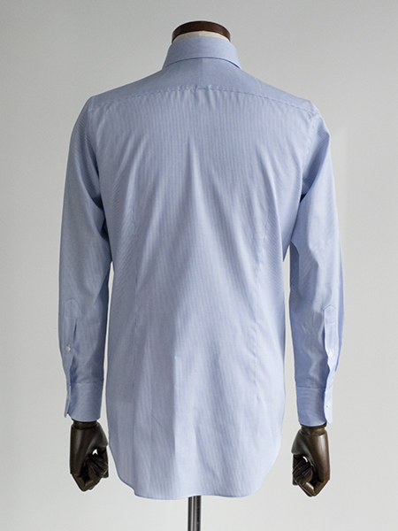 ドレスシャツ,スリムフィット,ブルーストライプ,ブロード