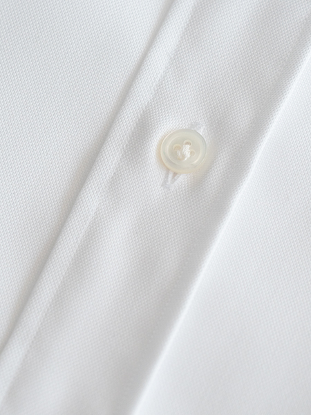 ドレスシャツ,スリムフィット,ホワイト無地,ロイヤルオックス「ITAL