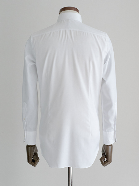 ドレスシャツ,スリムフィット,ホワイト無地,ロイヤルオックス「ITAL