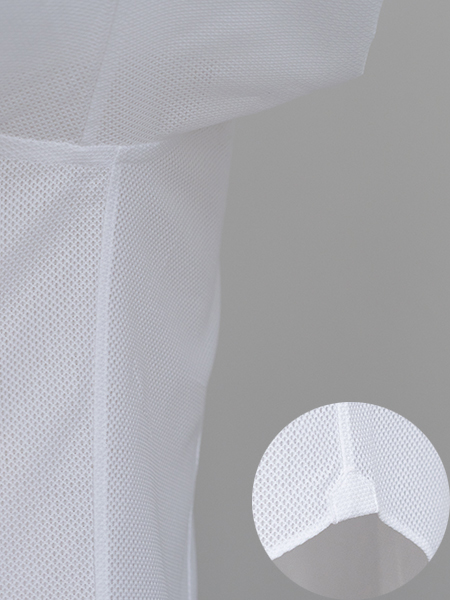 SIMPLE PROJECT ホワイト メッシュシャツ M ドレスシャツ,スリムフィット,ホワイト無地,メッシュ「ITAL