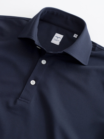 【半袖】【スリムフィット】【カジュアル】【ポロシャツ】【ホリゾンタル】【ハイパフォーマンス・トリコット生地】