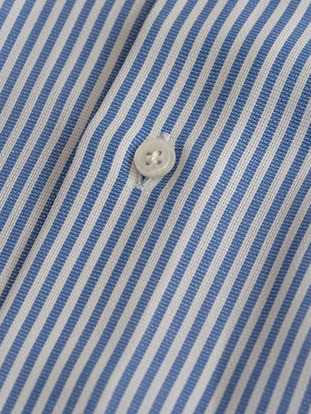 ストライプのみ ストライプボタンダウンシャツ メンズ(S ネイビー): トップス