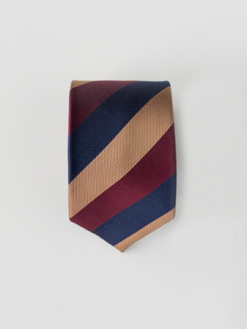 【ハンドメイドネクタイ】【ストライプ49245】【NAVY】