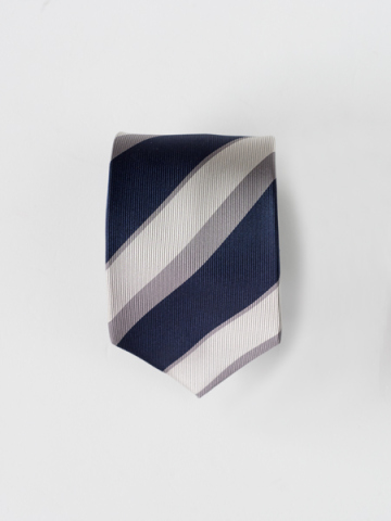 【ハンドメイドネクタイ】【ストライプ1559】【NAVY】