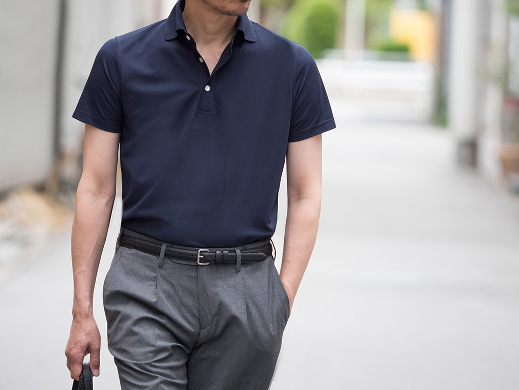 ITAL STYLE SHIRT THE ULTIMATE TECH-TRICOT POLO 画像